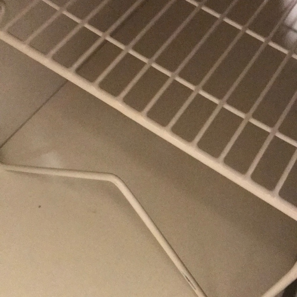 White Metal Wire Shelf Final Sale